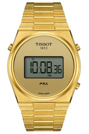 Tissot T137.463.33.020.00 Herren-Armbanduhr PRX Digital 40 Goldfarben