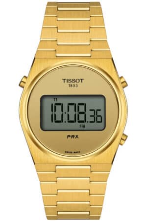 Tissot T137.263.33.020.00 Damen-Armbanduhr PRX Digital 35 Goldfarben