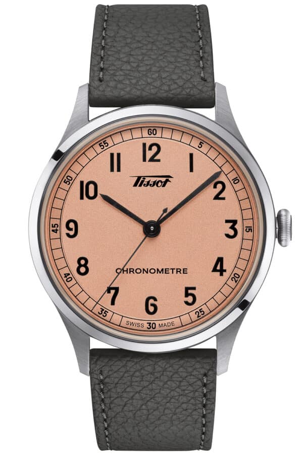 Tissot T142.464.16.332.00 Unisex-Automatikuhr Heritage 1938 Grau/Rosé