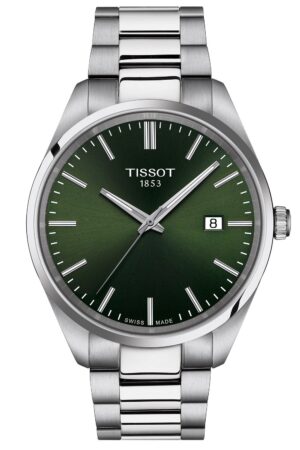 Tissot T150.410.11.091.00 Herrenuhr Quarz PR 100 Stahl/Grün