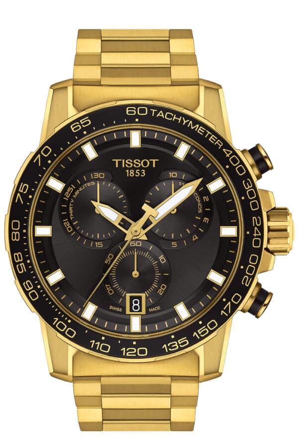 Tissot T125.617.33.051.01 Herrenuhr Chronograph Supersport Goldfarben