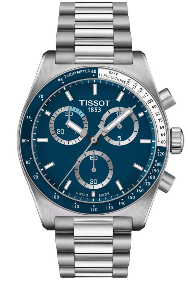 Tissot T149.417.11.041.00 Herrenuhr PR516 Chronograph Edelstahl/Blau