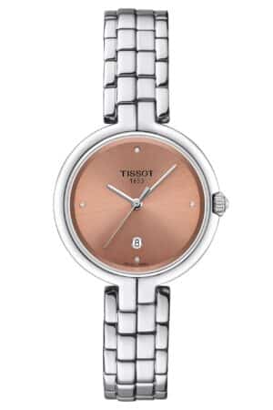 Tissot T094.210.11.336.00 Damenuhr Flamingo Pfirsichfarben