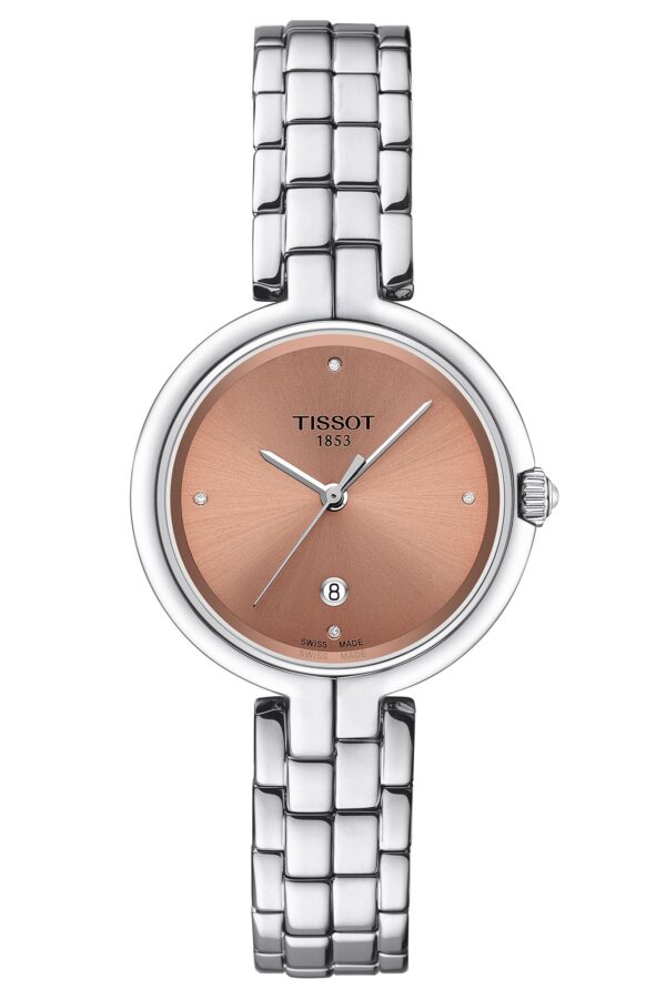 Tissot T094.210.11.336.00 Damenuhr Flamingo Pfirsichfarben