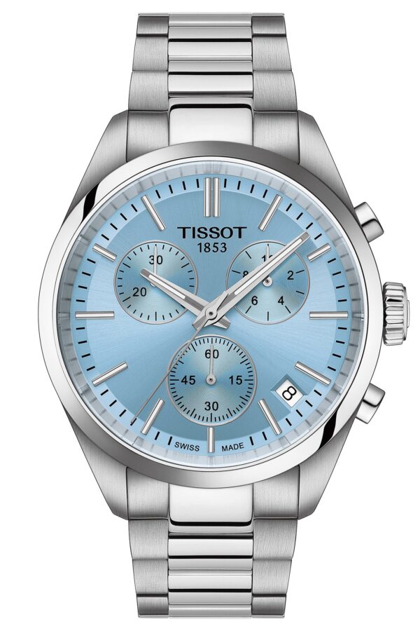 Tissot T150.417.11.351.00 Herrenuhr PR 100 Chronograph Eisblau