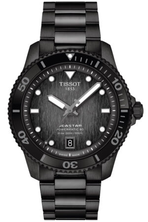 Tissot T120.807.33.051.00 Unisex Taucheruhr Automatik Seastar 1000 Schwarz