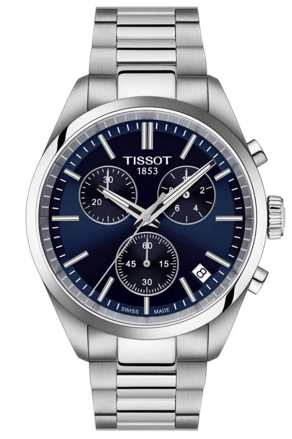 Tissot T150.417.11.04.100 Herrenuhr PR 100 Chrono Stahl/Blau