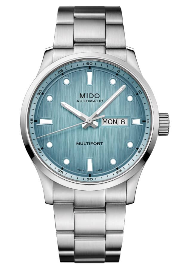 Mido M038.430.11.041.00 Herrenuhr Automatik Multifort Stahl/Eisblau