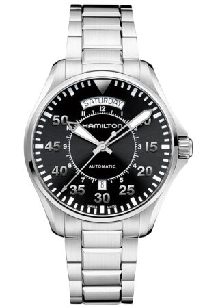 Hamilton H64615135 Herrenuhr Automatik Khaki Aviation Pilot Day-Date