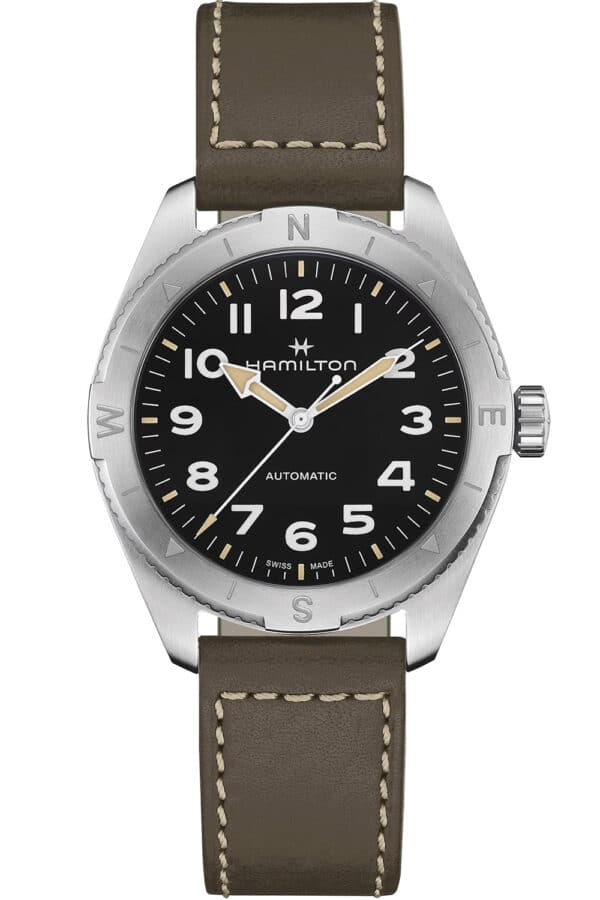 Hamilton H70315830 Herrenuhr Khaki Field Expedition Automatik Grün/Schwarz