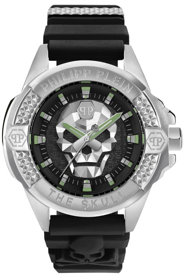 Philipp Plein PWAAA0121 Unisexuhr The Skull Schwarz/Stahl