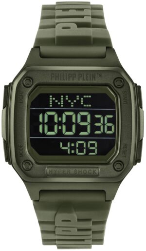 Philipp Plein PWHAA0421 Digitaluhr Hyper $hock Grün