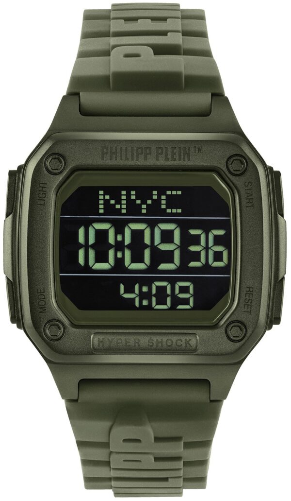 Philipp Plein PWHAA0421 Digitaluhr Hyper $hock Grün