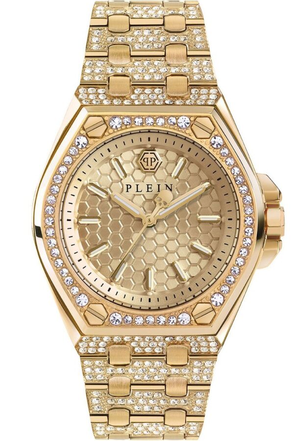 Philipp Plein PWJAA0822 Damenuhr Plein Extreme Lady Goldfarben