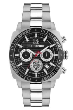 Philipp Plein PSGBA1123 Herren-Chronograph Wildcat Edelstahl/Schwarz