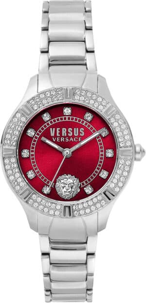 Versus by Versace VSP263821 Damenuhr Canton Road Stahl/Rot