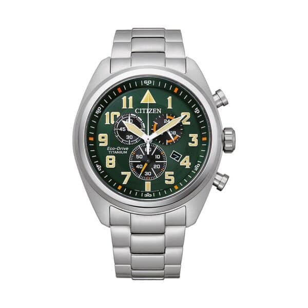 Citizen Chronograph Super Titanium Eco Drive  AT2480-81X Titan