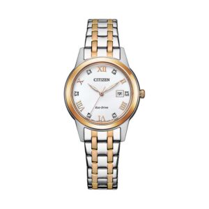 Citizen Damenuhr Elegant Eco Drive FE1246-85A Edelstahl