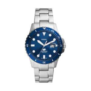 Fossil Herrenuhr FOSSIL BLUE DIVE FS6029 Edelstahl