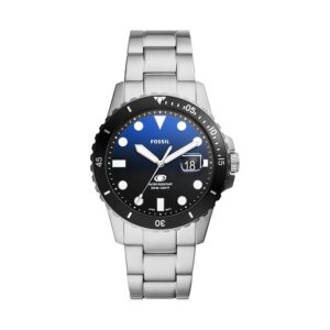 Fossil Herrenuhr FOSSIL BLUE DIVE FS6038 Edelstahl