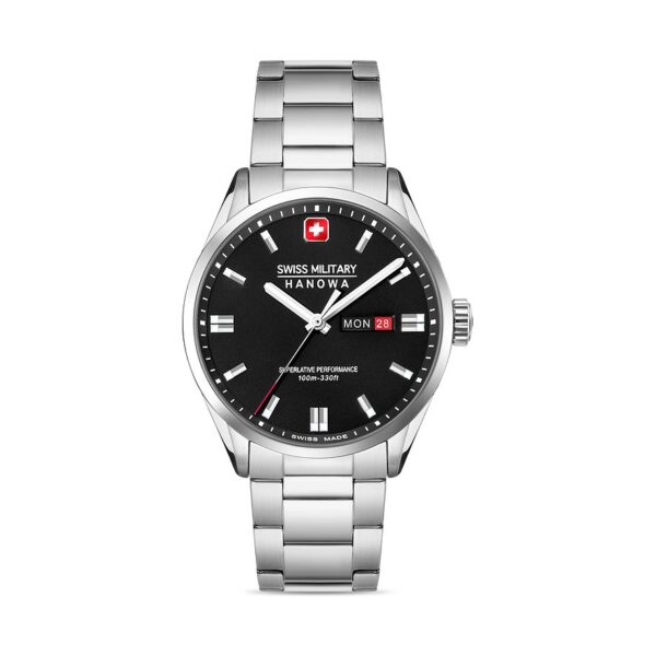 Swiss Military Hanowa Herrenuhr  SMWGH0001601 Edelstahl