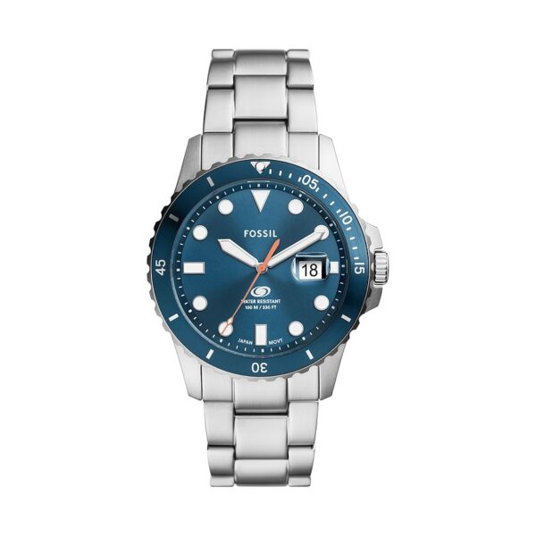 Fossil Herrenuhr FOSSIL BLUE DIVE FS6050 Edelstahl