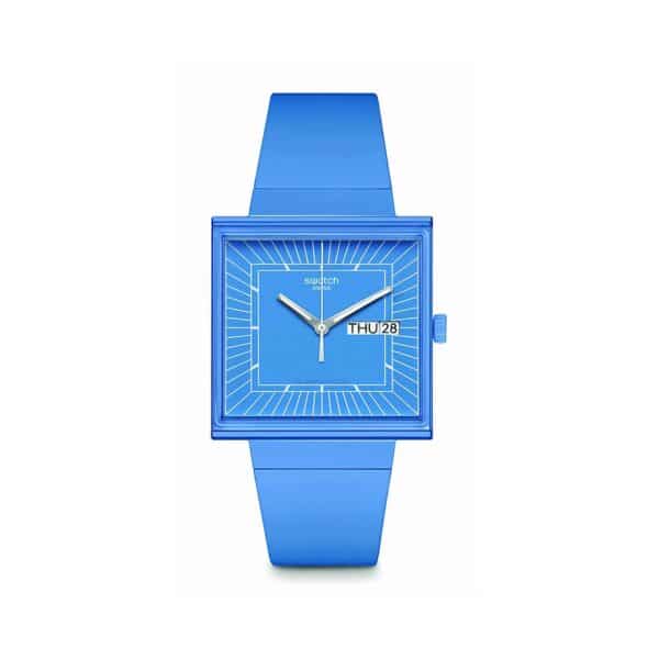 Swatch Unisexuhr SO34S700 Kunststoff