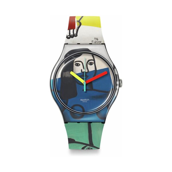 Swatch Unisexuhr 2403 SWATCH X TATE GALLERY SUOZ363 Kunststoff