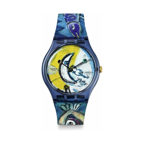 Swatch Unisexuhr 2403 SWATCH X TATE GALLERY SUOZ365 Kunststoff