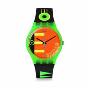 Swatch Unisexuhr 2405 SWATCH NEON SO29G106 Kunststoff