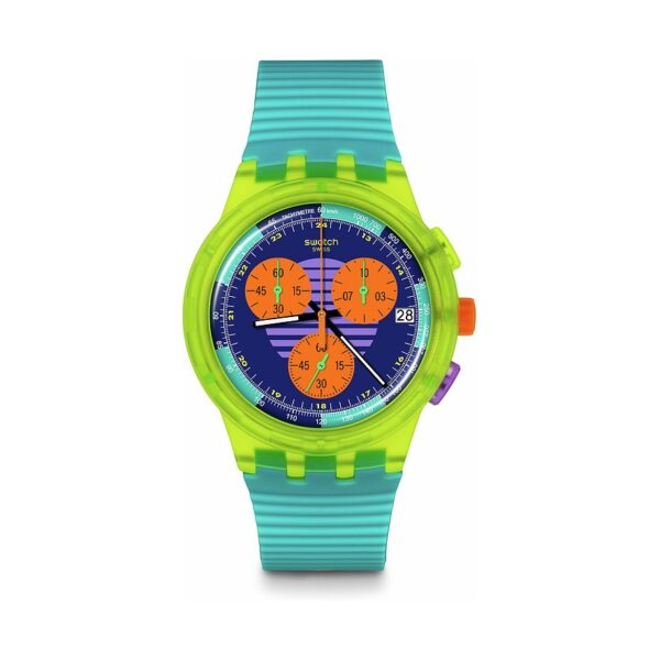 Swatch Unisexuhr 2405 SWATCH NEON SUSJ404 Kunststoff