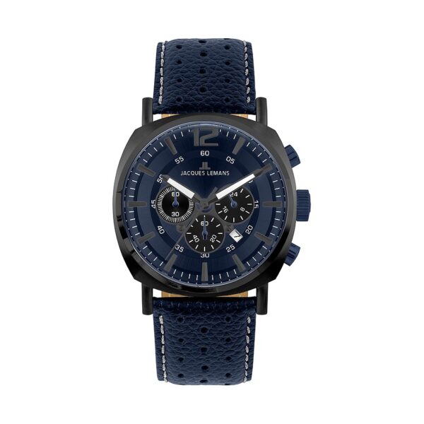 Jacques Lemans Chronograph Lugano 1-1645R Edelstahl